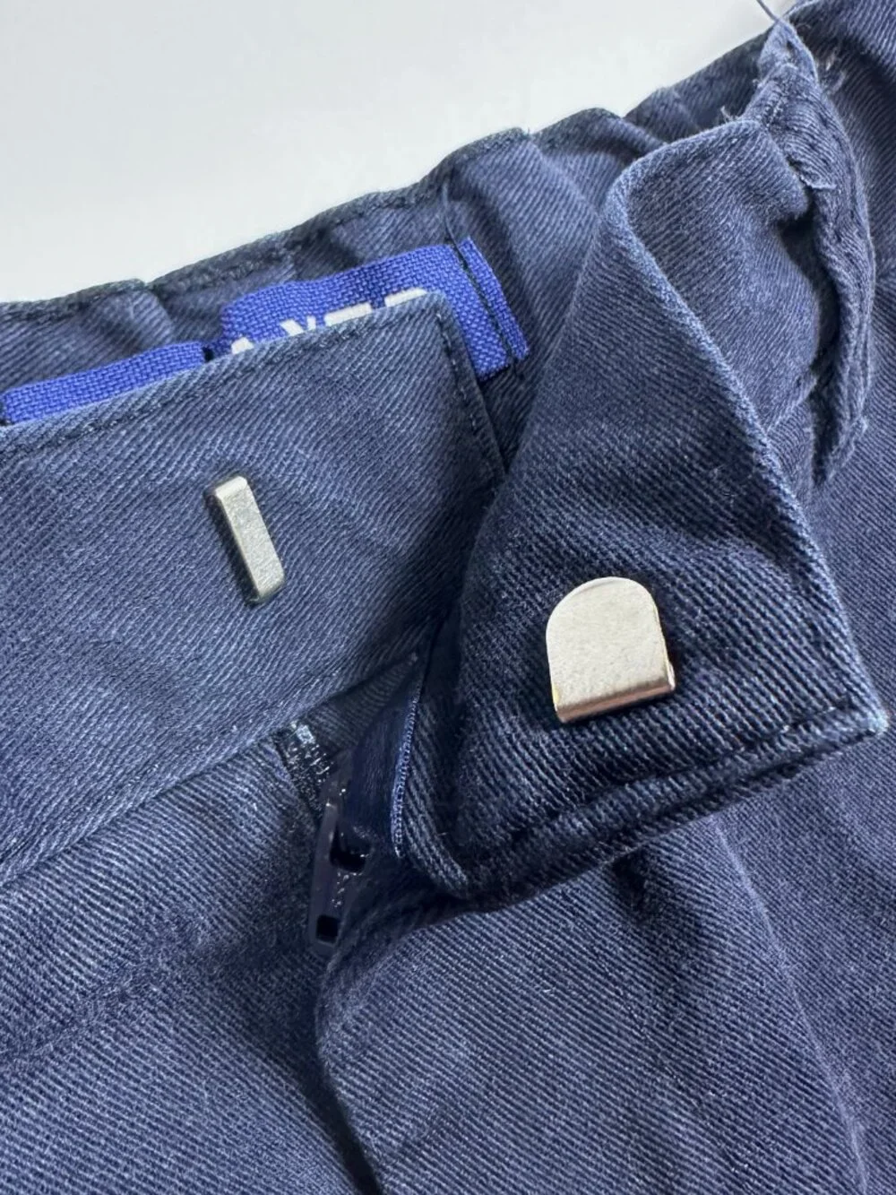 French Toast Flat‎ Front Pants Boys Size 18 Dark Navy Blue, Pre-Owned